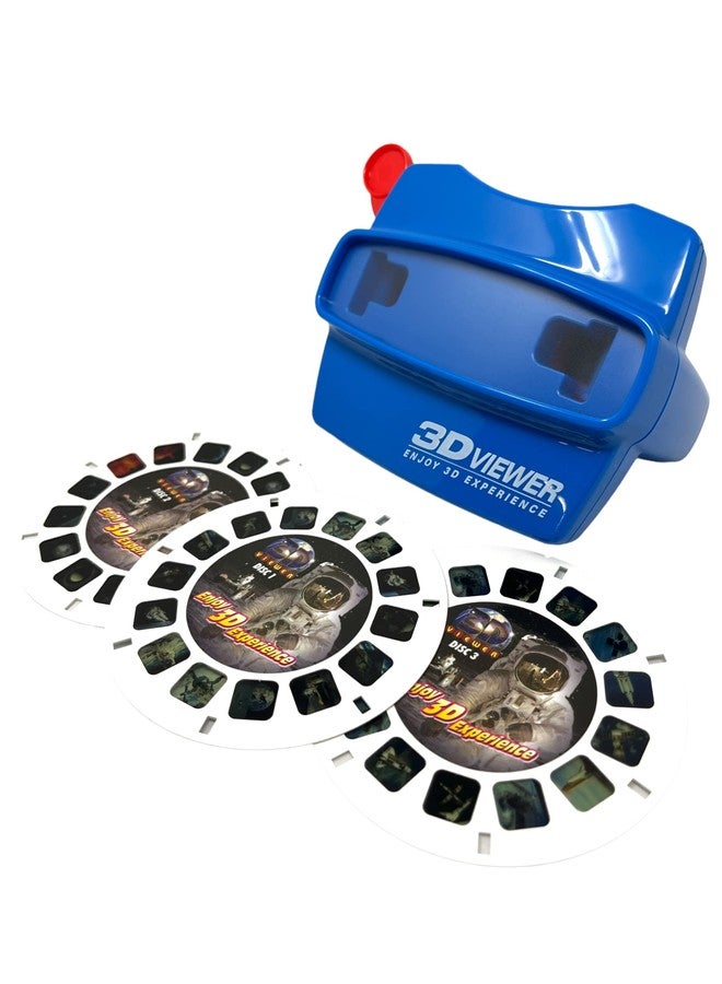 WARM FUZZY Toys 3D Viewfinder (Space) - Viewfinder for Kids & Adults, Classic Toys, Slide Viewer, 3D Reel Viewer, Retro, Vintage Toys with 3 Reels - Contains 21 High Definition 3D Images - Image 2